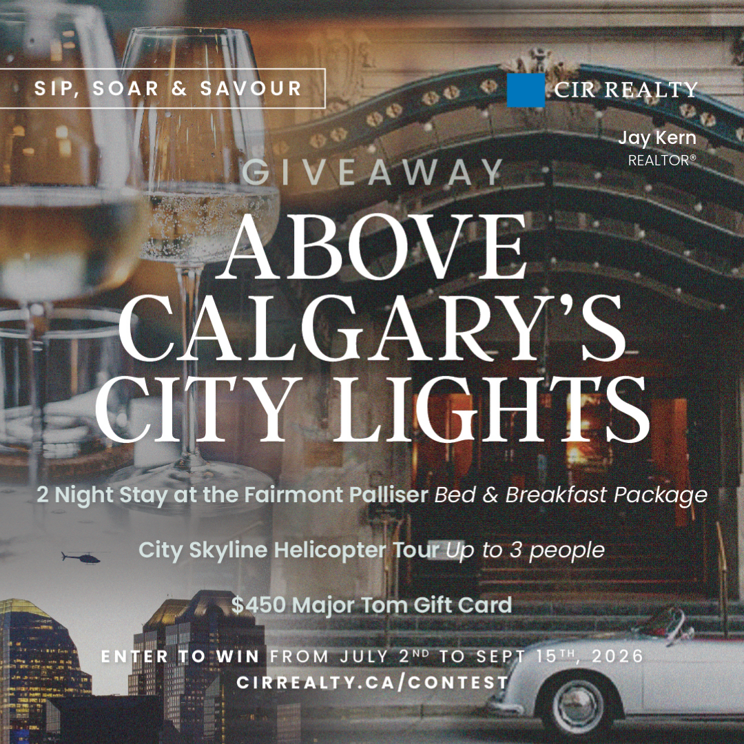 Above Calgary's City Lights giveaway